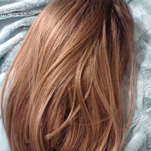 Synthetic lace front wig